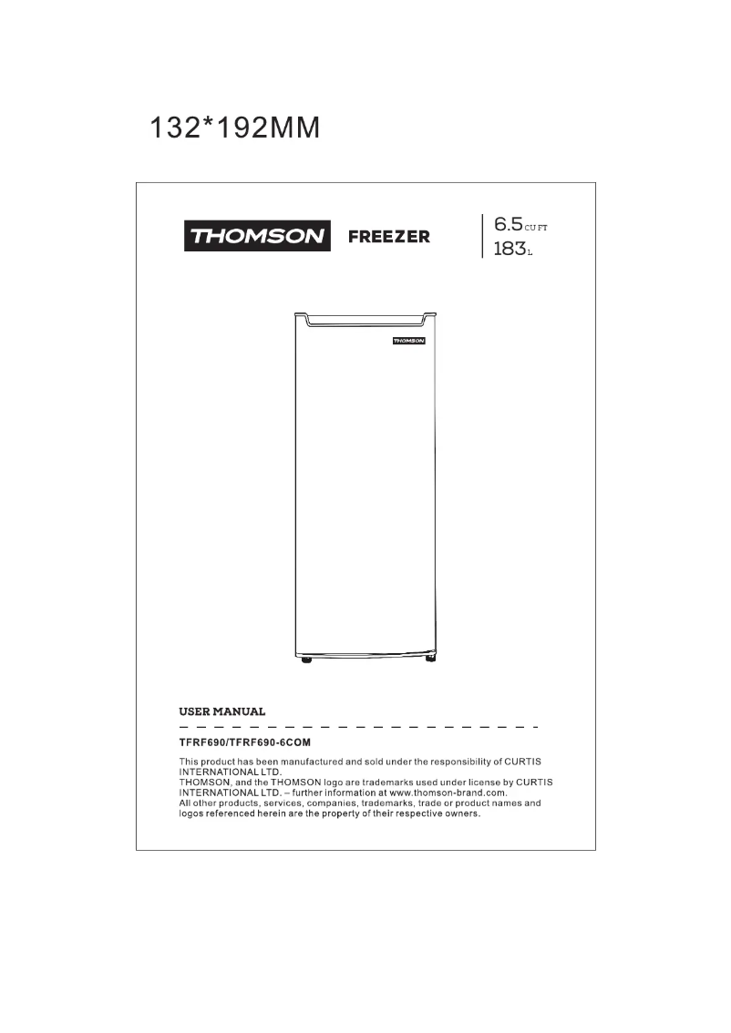 Page n°1 - Manuel utilisateur Thomson TFRF690