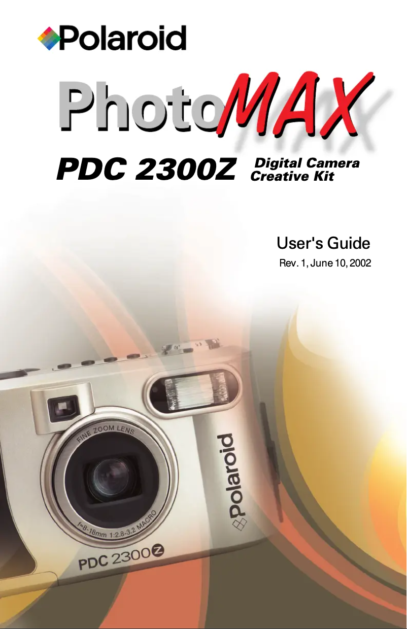 Page n°1 - Manuel utilisateur Polaroid PhotoMax PDC 2300Z