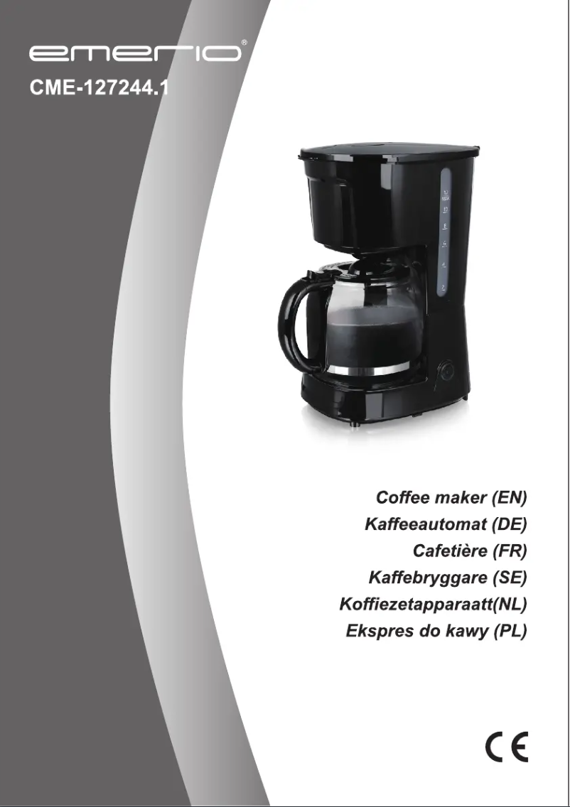 Image de la première page du manuel de l'appareil CME-127244