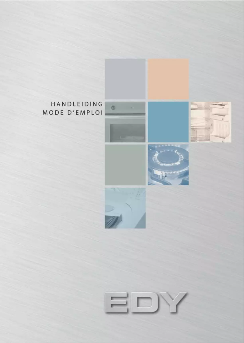 Page 1 de la notice Manuel utilisateur Edy Classic Bistro Combi