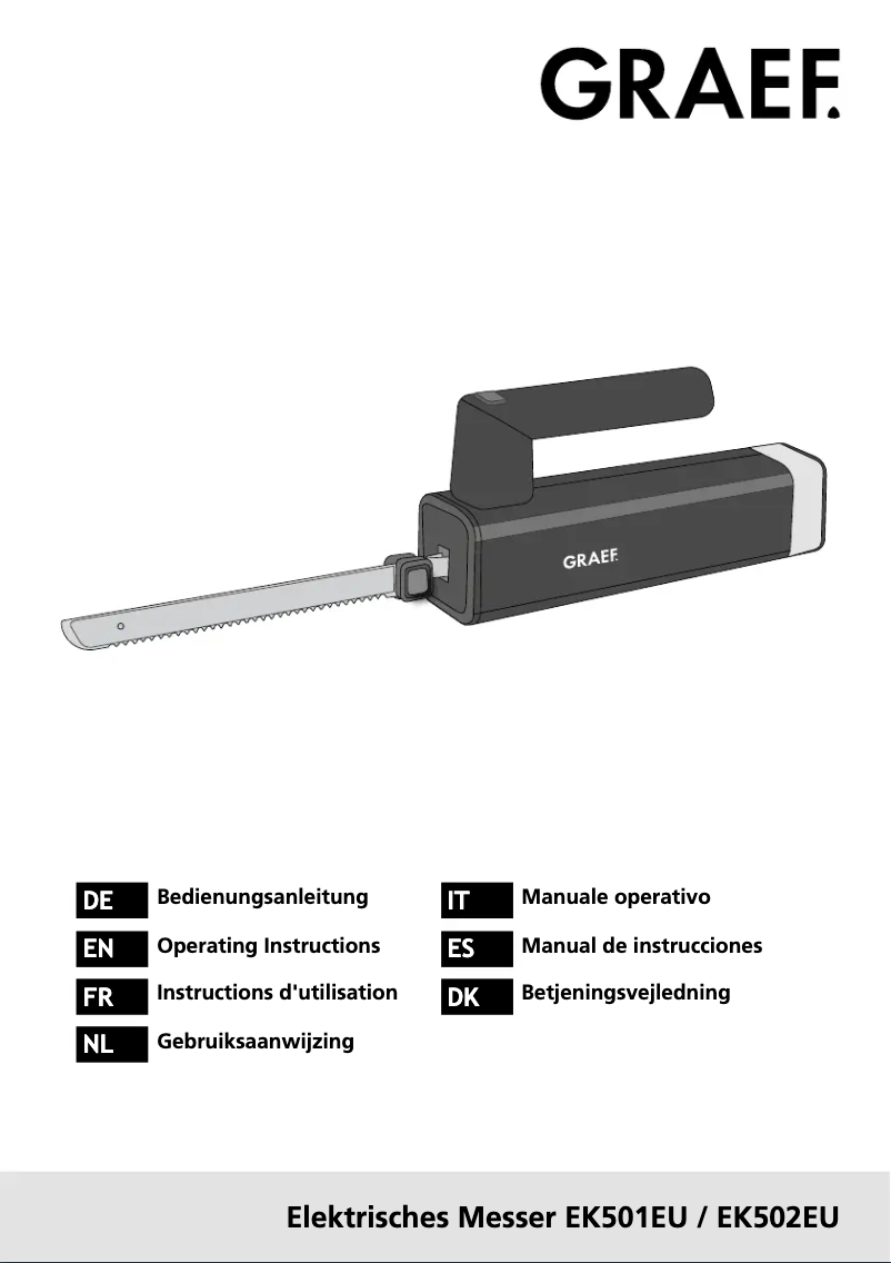 Image de la première page du manuel de l'appareil EK508