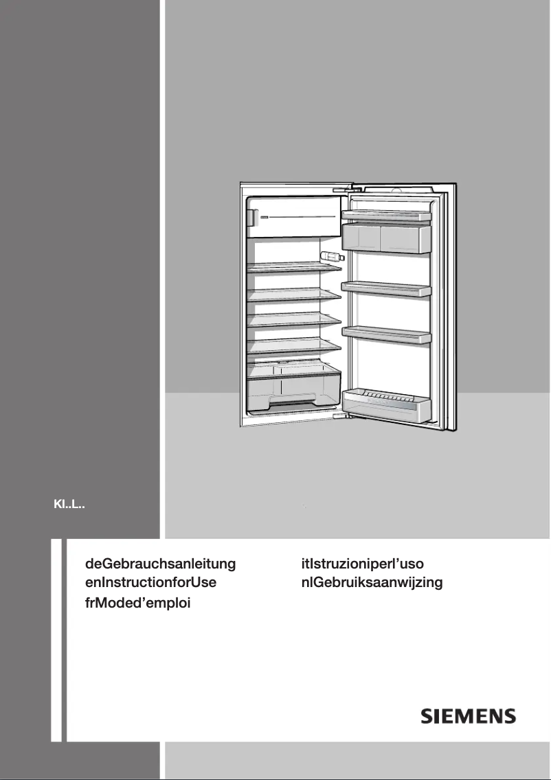Image de la première page du manuel de l'appareil KI18LE50