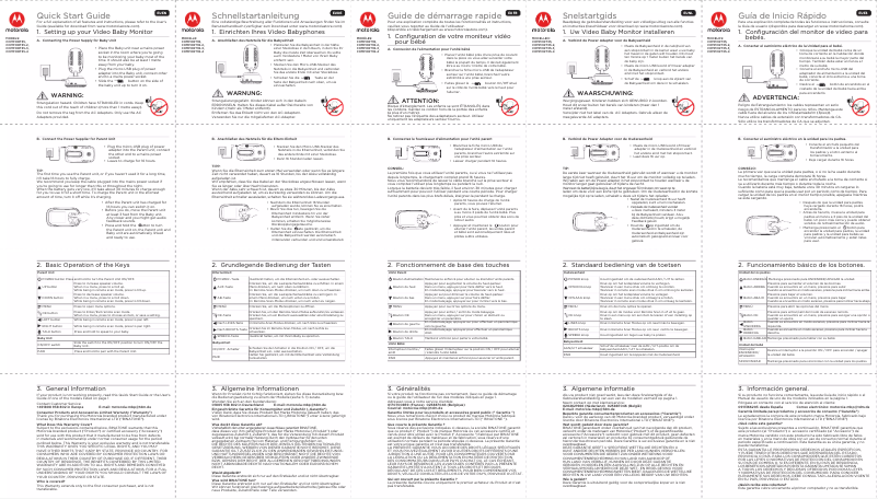 Página 1 del manual Manual de usuario Motorola Comfort 35