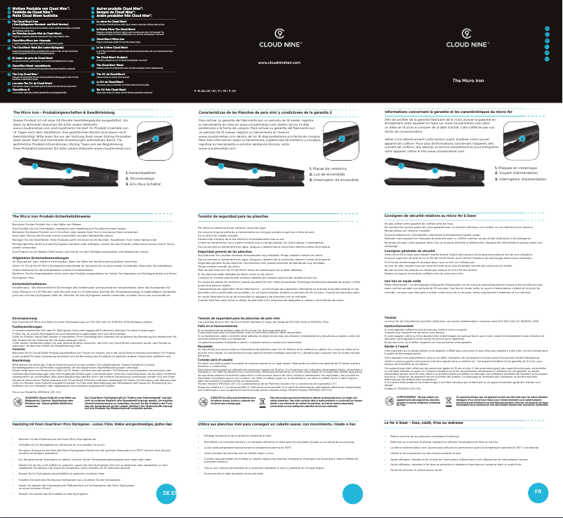 Image de la première page du manuel de l'appareil Micro Iron