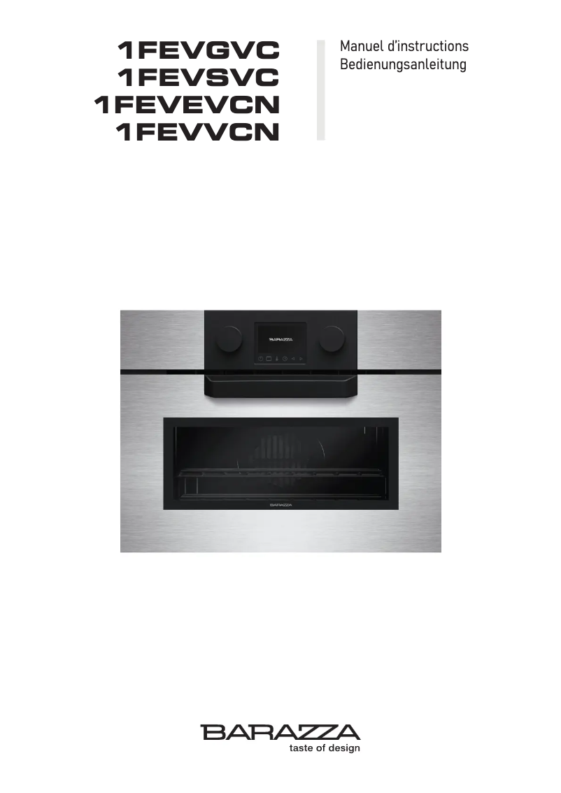 Image de la première page du manuel de l'appareil 1FEVGVC