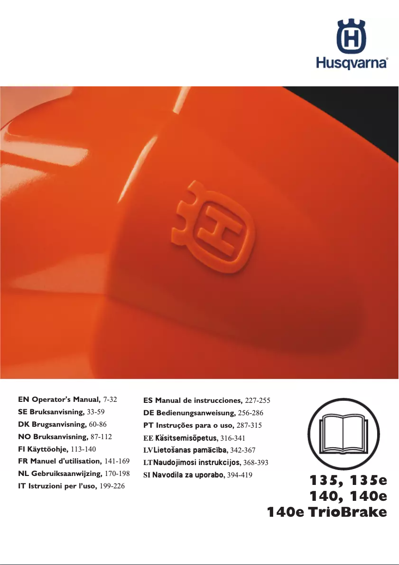 Image de la première page du manuel de l'appareil 140