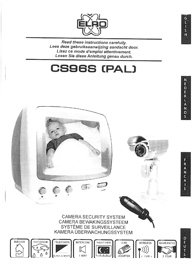 Image de la première page du manuel de l'appareil CS96S