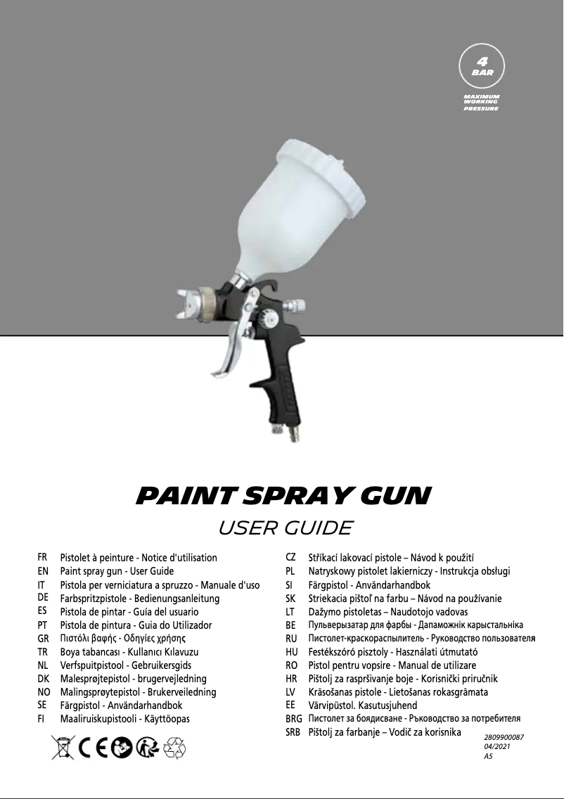 Página 1 del manual Manual de usuario Abac G-550F