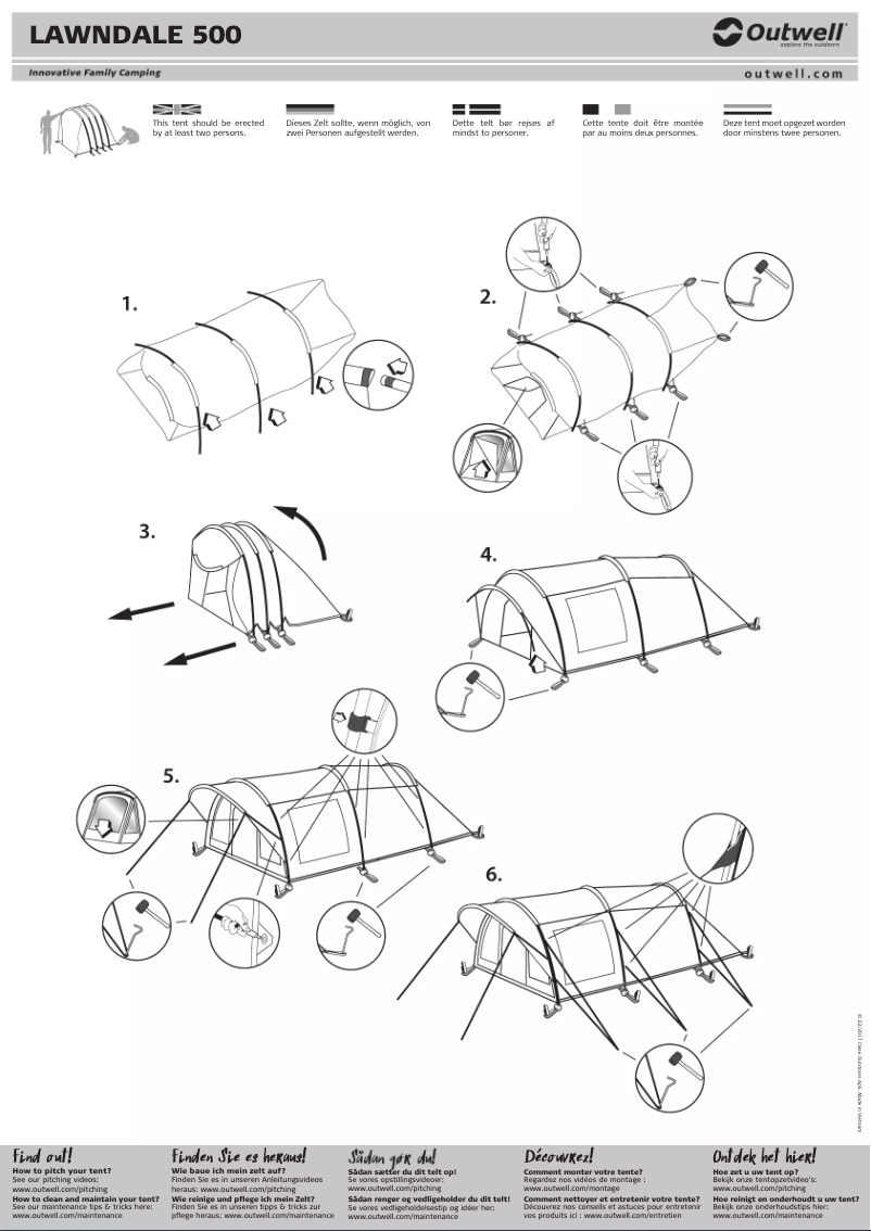 Image de la première page du manuel de l'appareil Lawndale 500