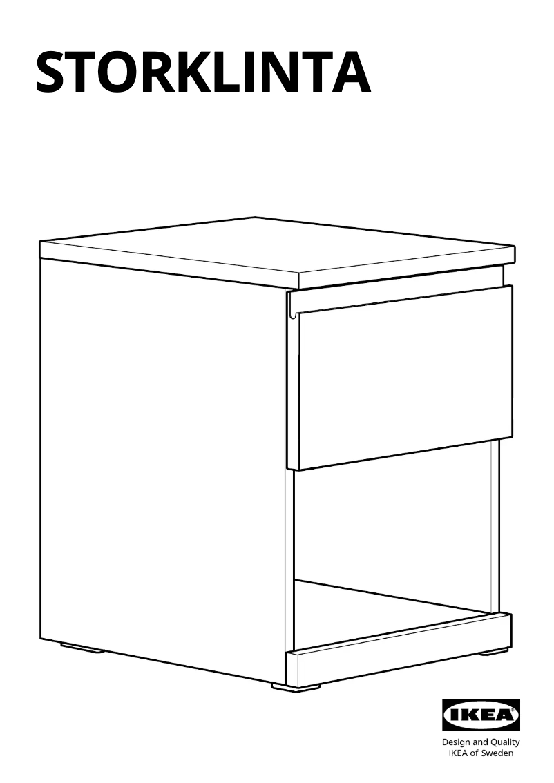 Image de la première page du manuel de l'appareil STORKLINTA 205.611.51