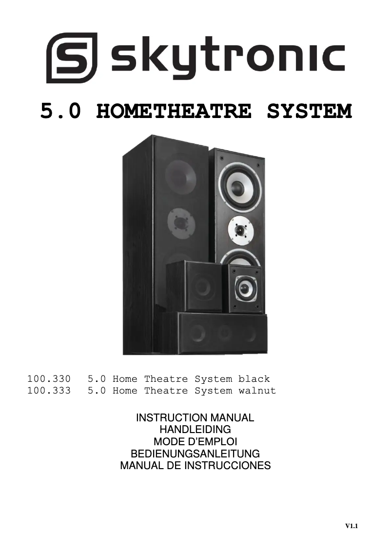 Image de la première page du manuel de l'appareil HF5B