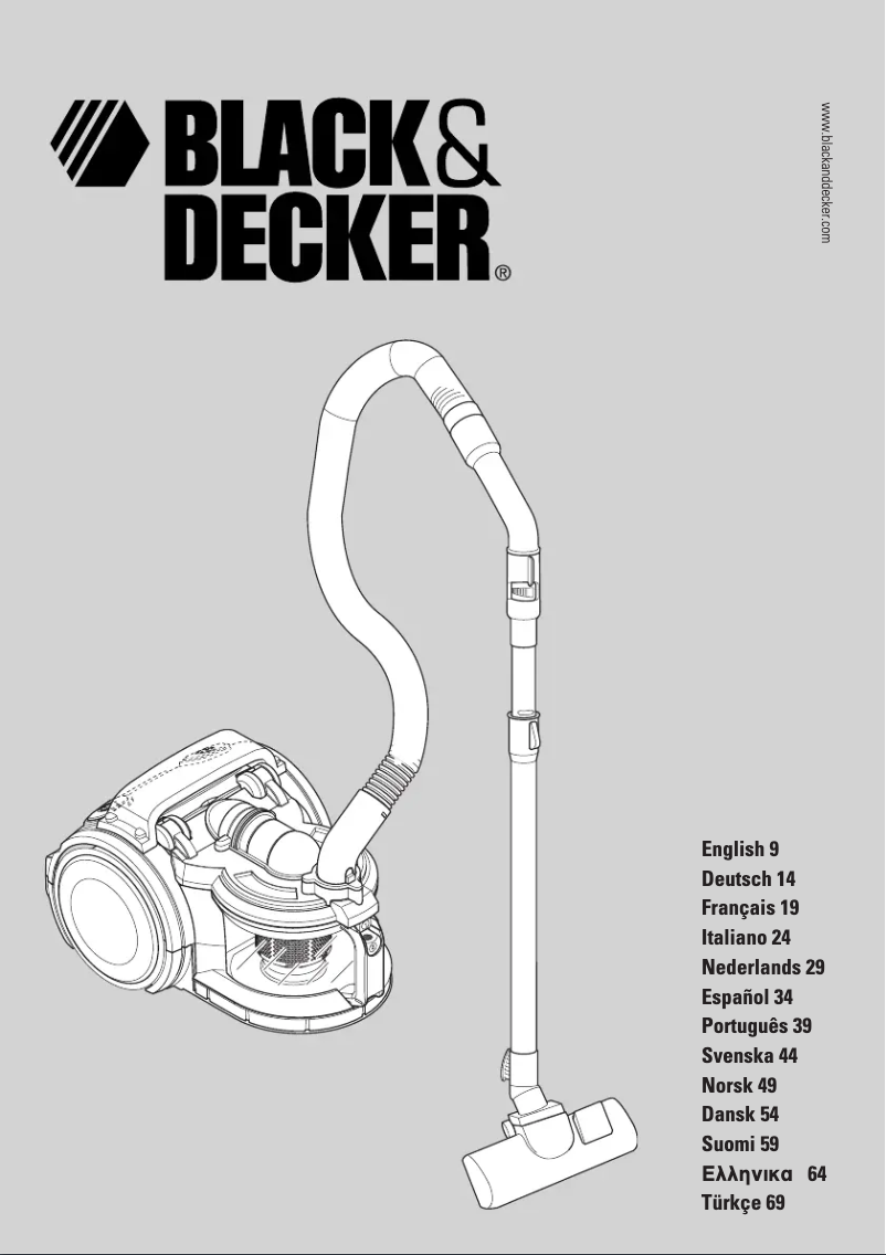Page 1 de la notice Manuel utilisateur Black & Decker VO1700A