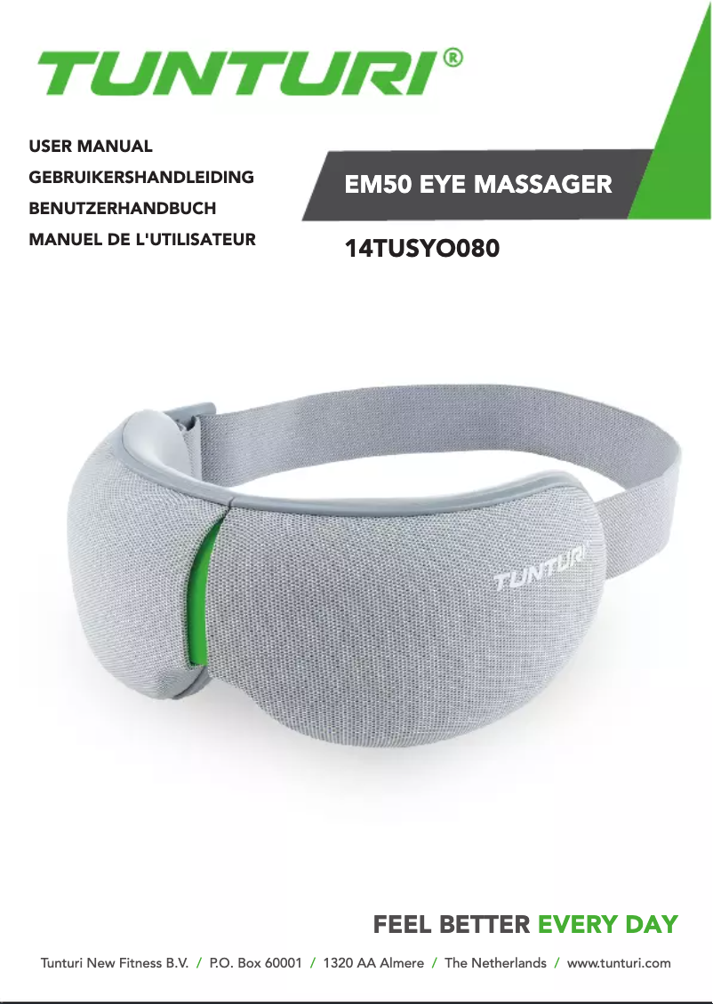 Image de la première page du manuel de l'appareil Eye Massager EM50