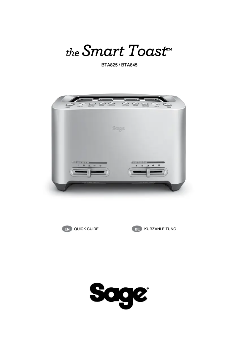 Page n°1 - Manuel utilisateur Sage the Smart Toast STA845