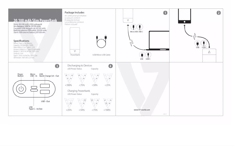Page 1 de la notice Manuel utilisateur V7 PBLC20-4E