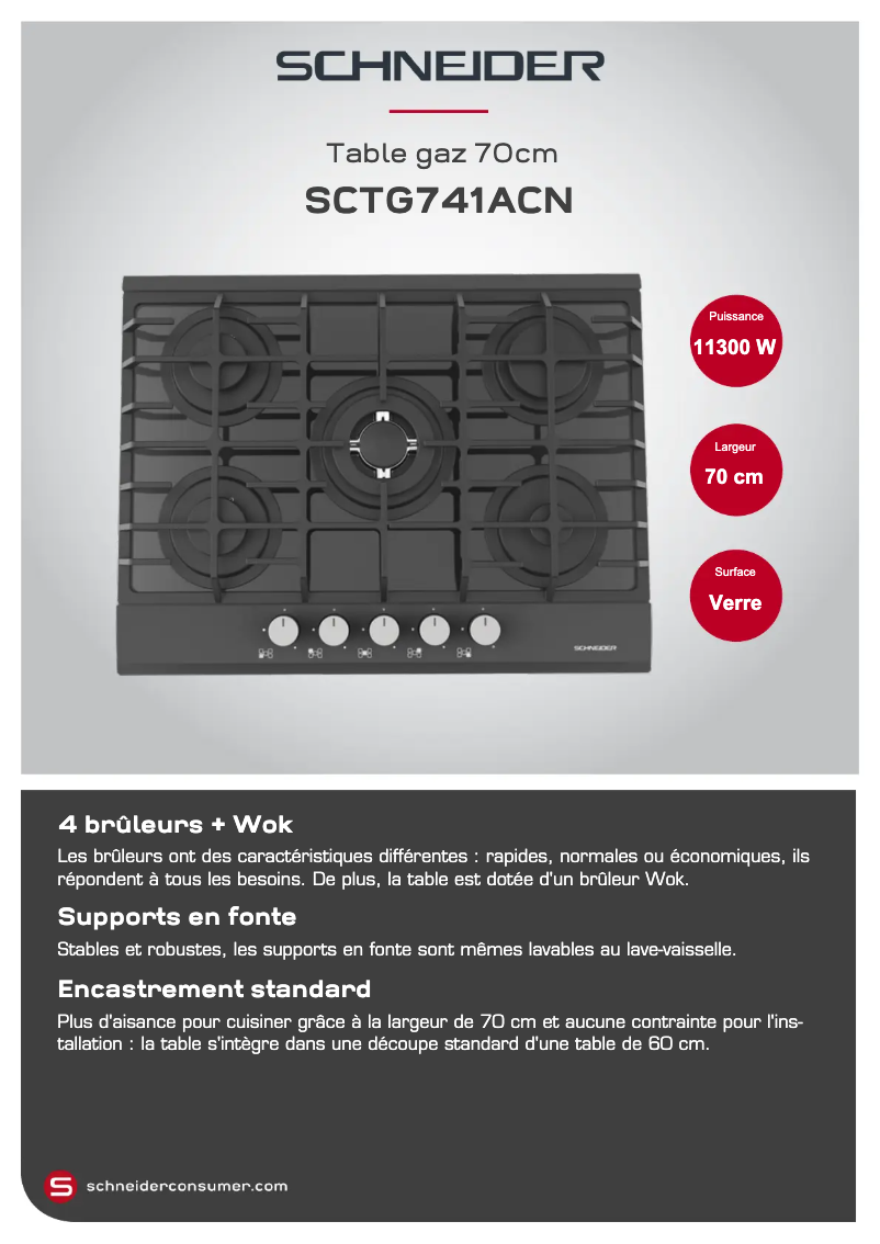 Image de la première page du manuel de l'appareil SCTG741ACN