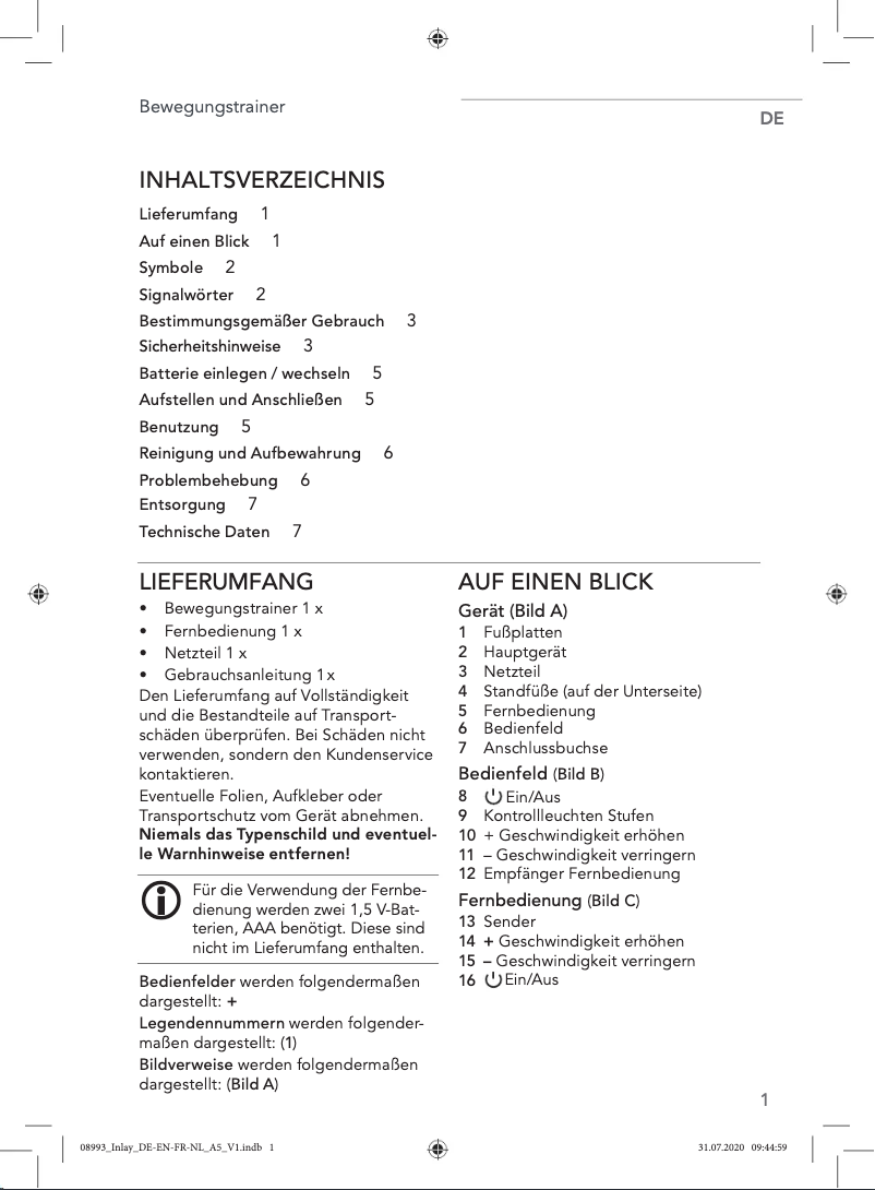 Page 1 of the manual User Manual Maxxmee 08993