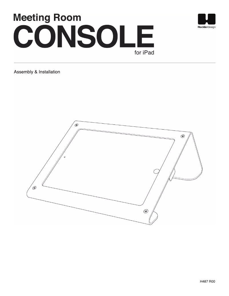 Page n°1 - Manuel utilisateur Heckler Design H487-GW