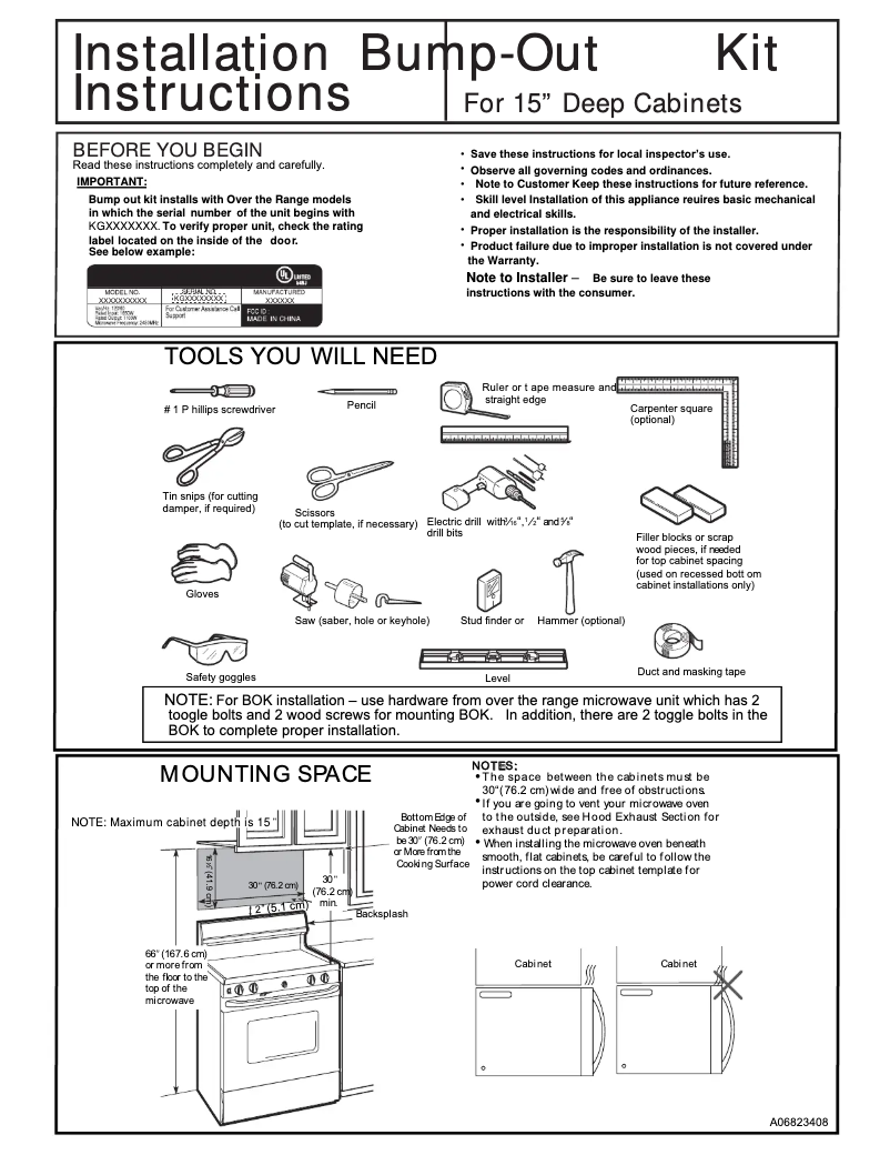 Page 1 de la notice Manuel utilisateur Frigidaire MWBOK15TB
