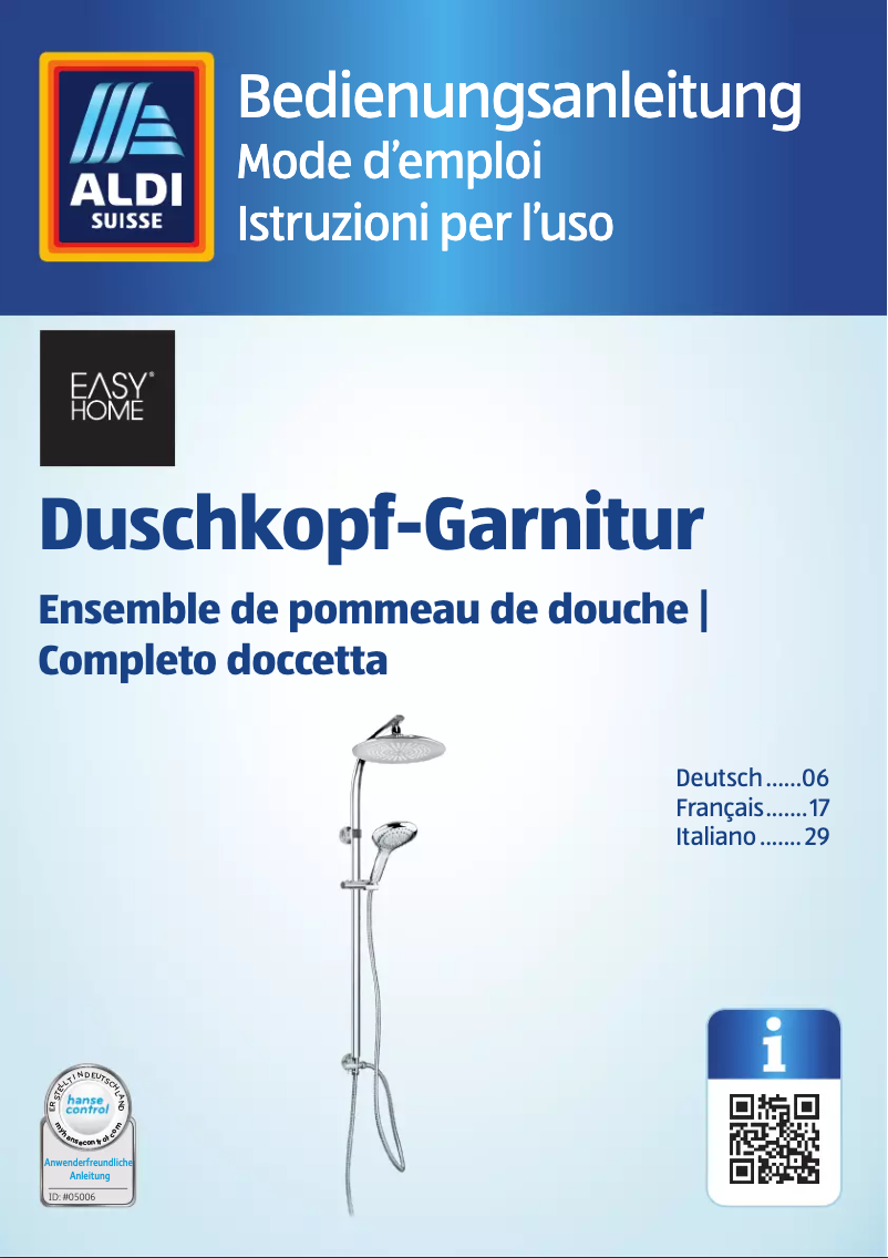 Image de la première page du manuel de l'appareil 96888