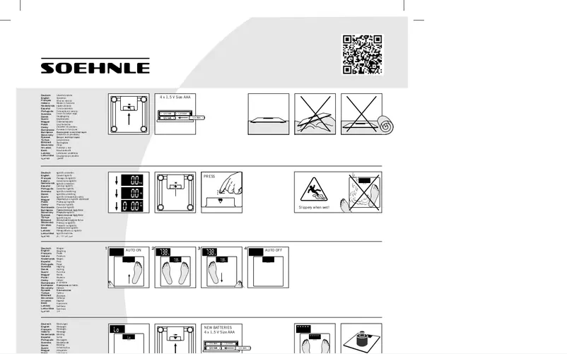 Page 1 de la notice Manuel utilisateur Soehnle Magia Circle 63769