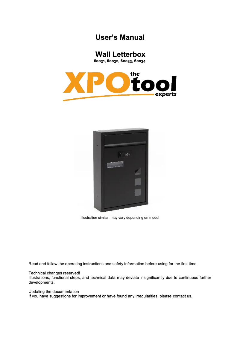 Página 1 del manual Manual de usuario WilTec 60034