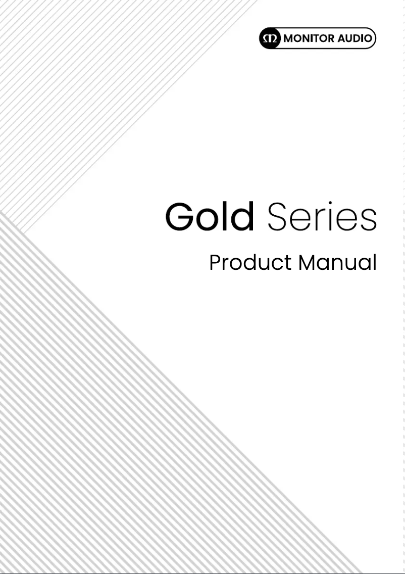 Page 1 de la notice Manuel utilisateur Monitor Audio Gold C250 5G