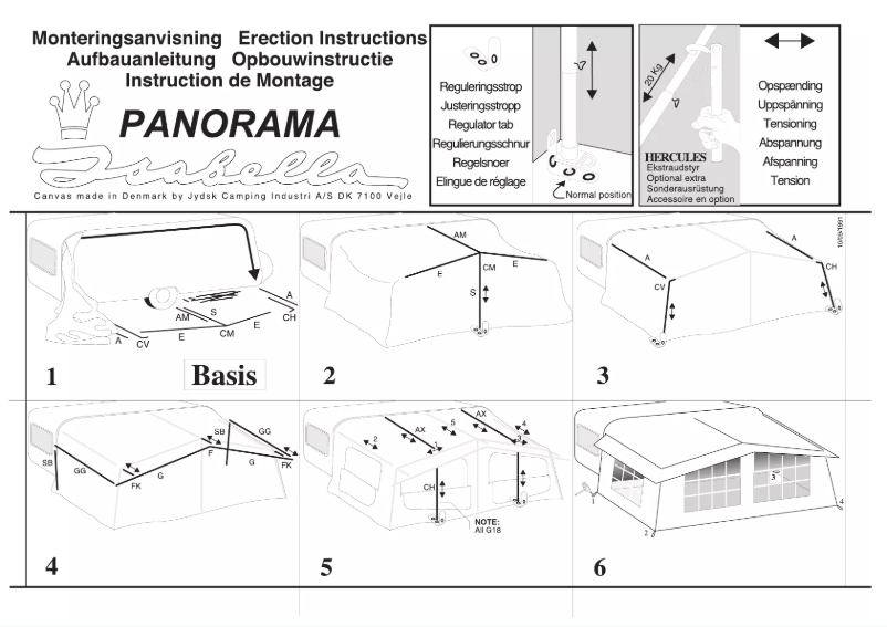 Image de la première page du manuel de l'appareil Panorama