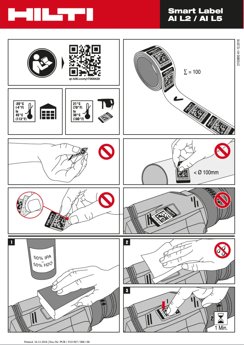 Page n°1 - Manuel utilisateur Hilti AI L2 AI L5