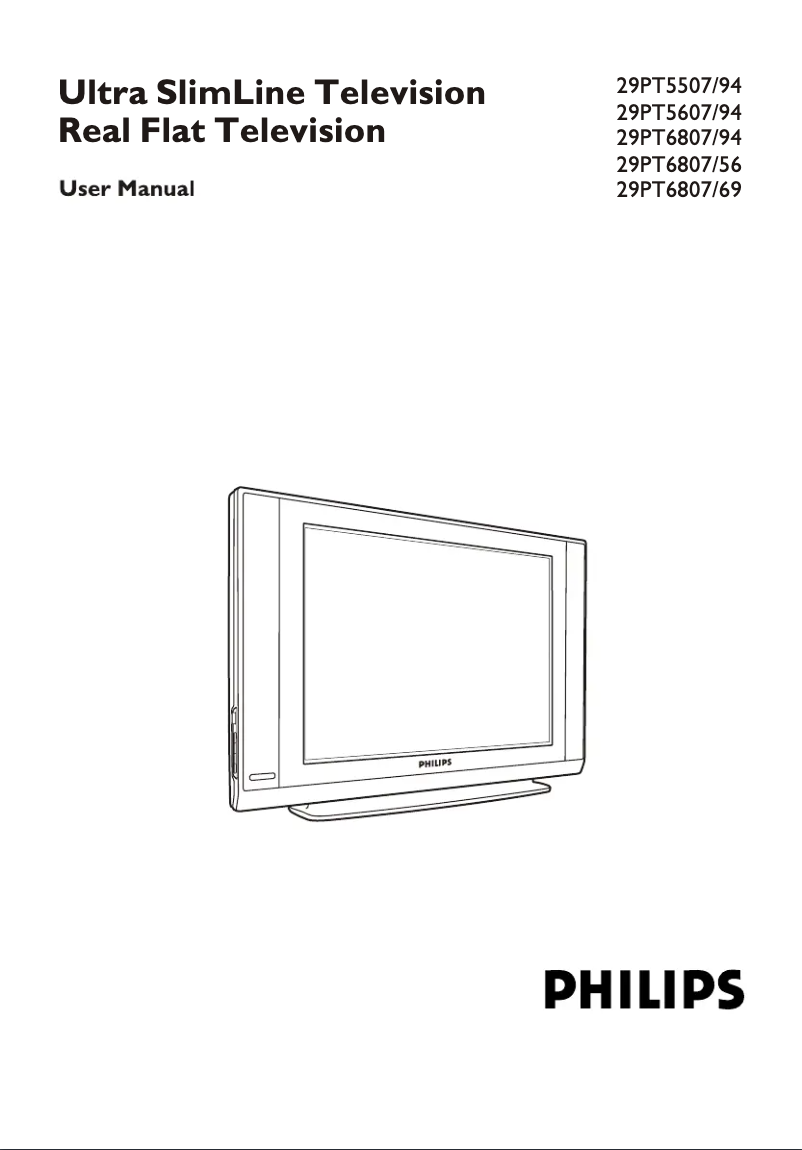 Imagen de la primera página del manual del dispositivo 29PT5607
