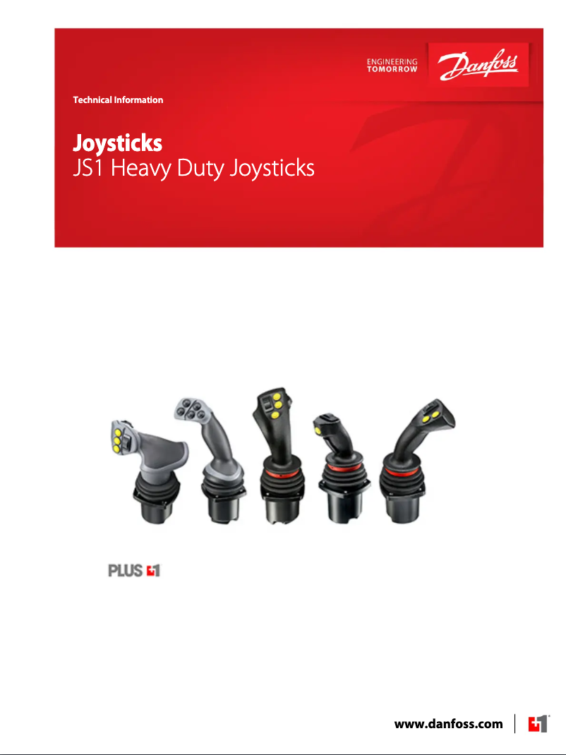 Page 1 of the manual User Manual Danfoss JS1