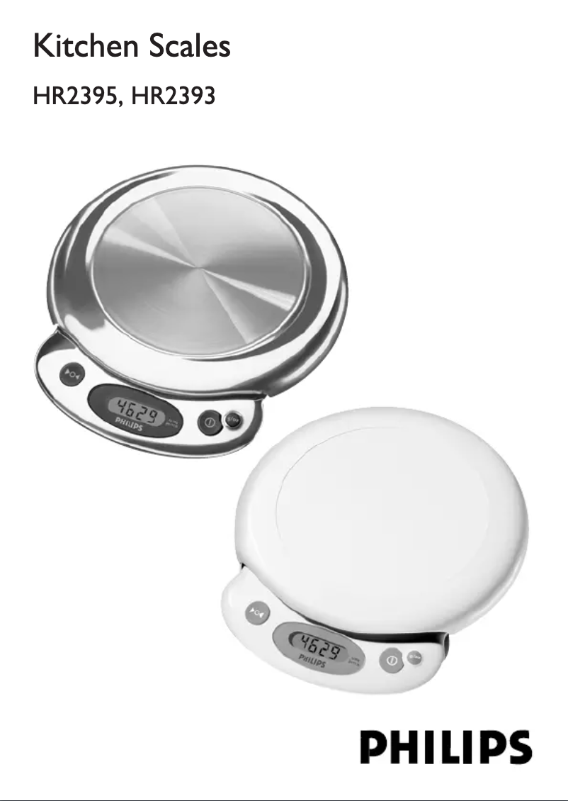 Page 1 de la notice Manuel utilisateur Philips HR2393