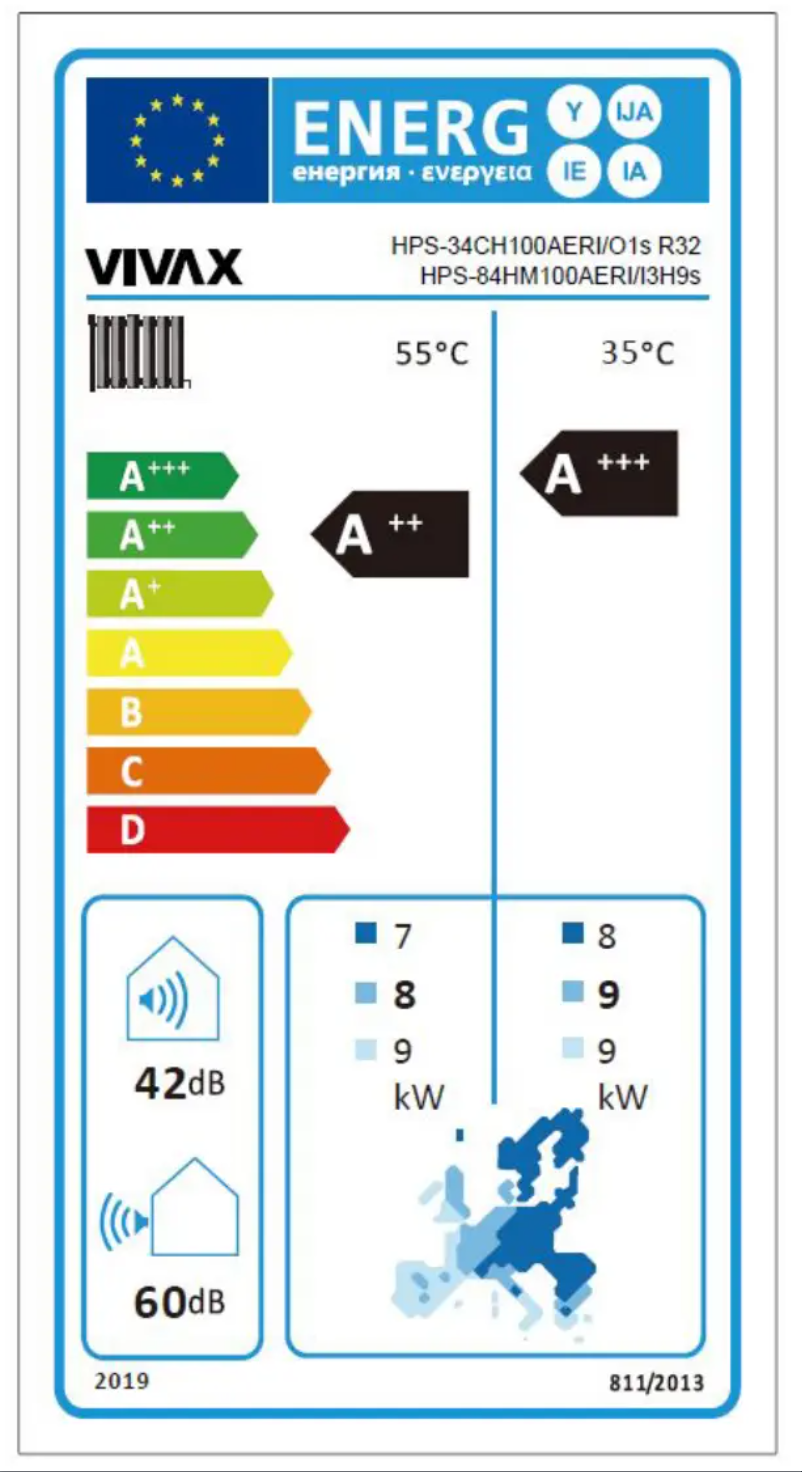Image de la première page du manuel de l'appareil HPS-34CH100AERI