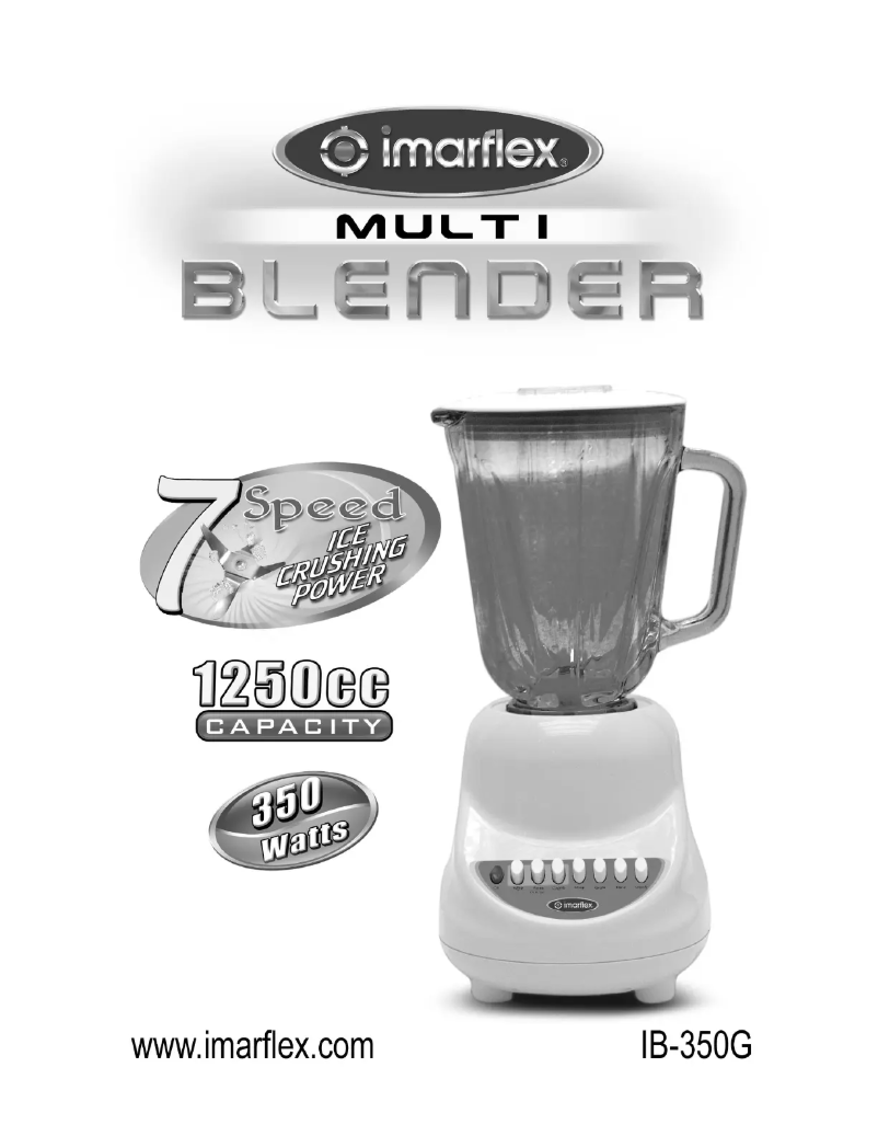 Page 1 of the manual User Manual Imarflex IB-350G