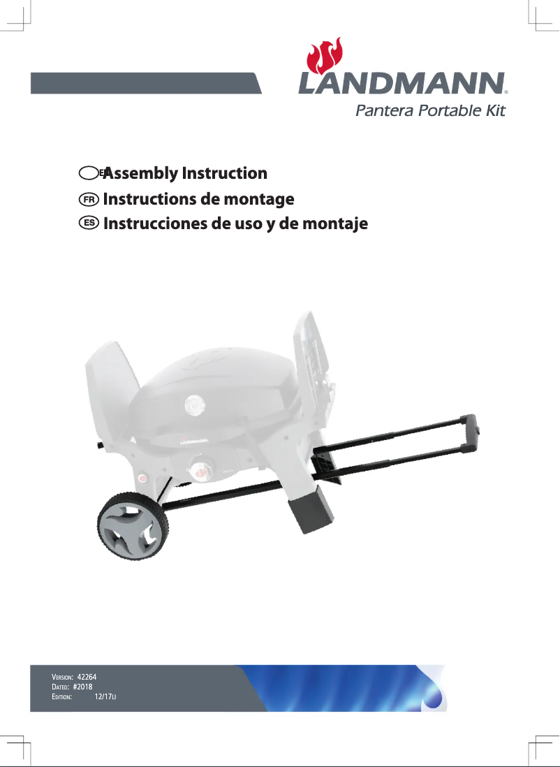 Page 1 de la notice Manuel utilisateur Landmann Pantera 42264