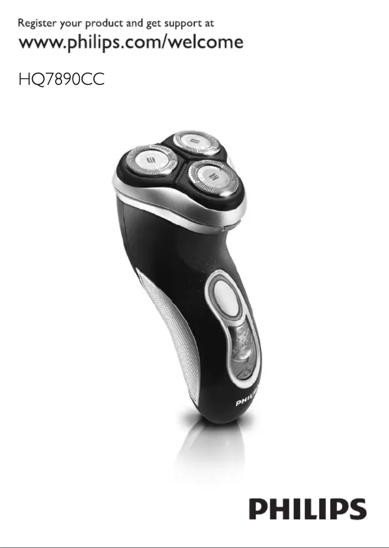 Image de la première page du manuel de l'appareil HQ7890