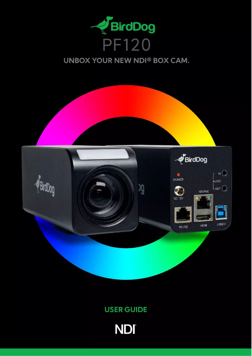 Image de la première page du manuel de l'appareil PF120