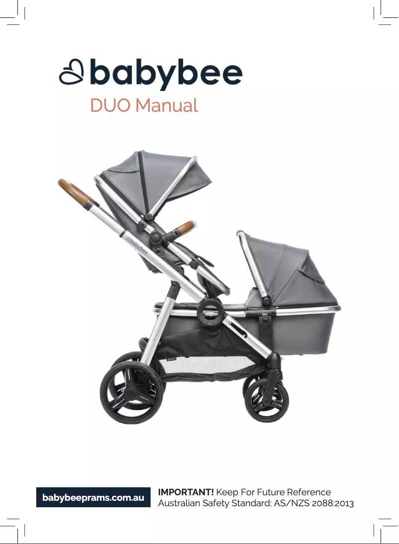 Page 1 de la notice Manuel utilisateur Babybee Duo