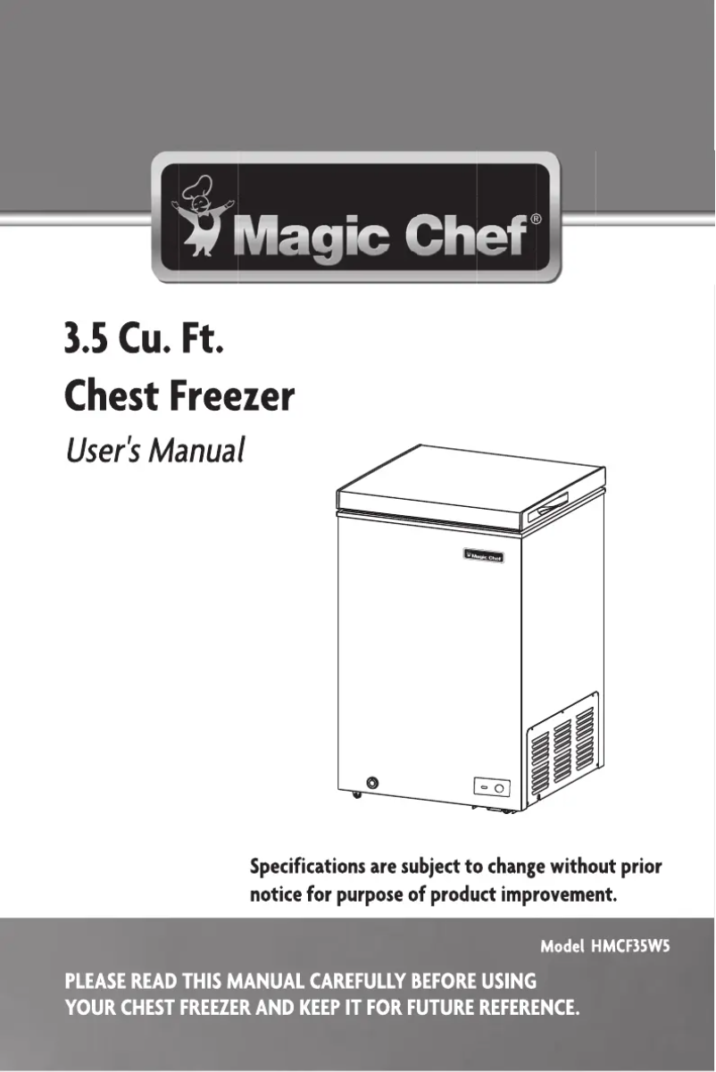 Página 1 del manual Manual de usuario Magic Chef HMCF35W5