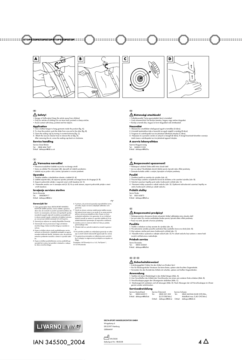 Page 1 de la notice Manuel utilisateur Livarno Lux IAN 345500