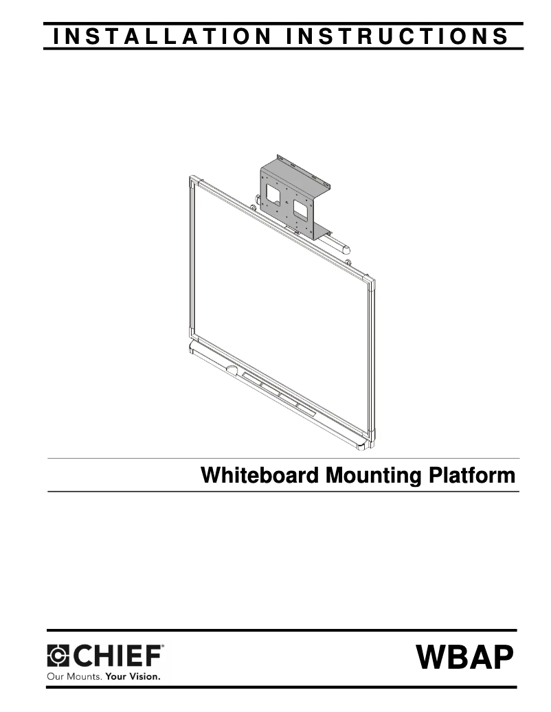 Page n°1 - Manuel utilisateur Chief WBAP