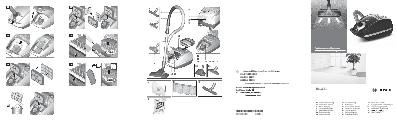 Image de la première page du manuel de l'appareil Free'e BSGL5409