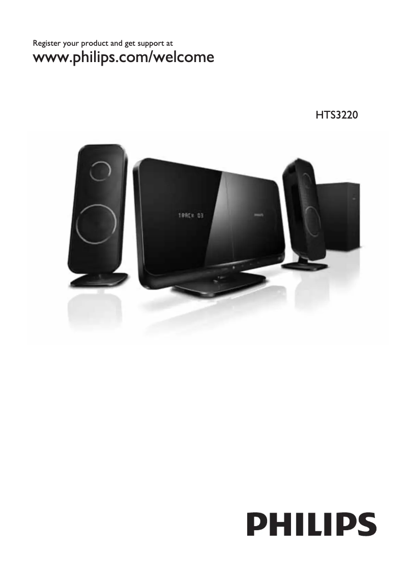 Page n°1 - Manuel utilisateur Philips HTS3220