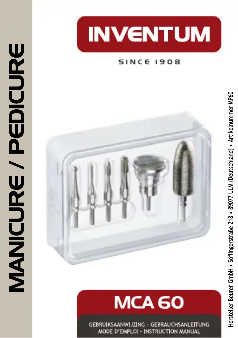 Page 1 de la notice Manuel utilisateur Inventum MCA60
