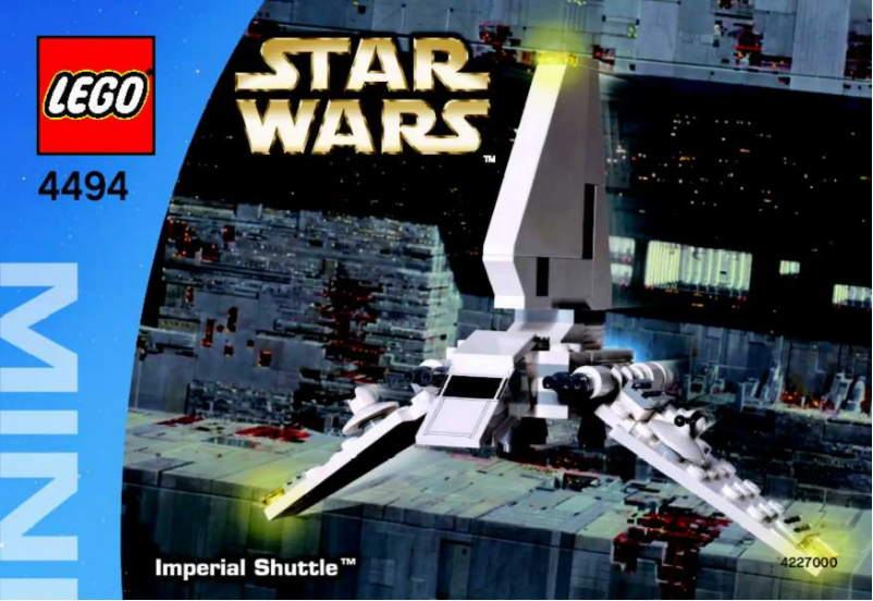 Page n°1 - Manuel utilisateur Lego Star Wars 4494