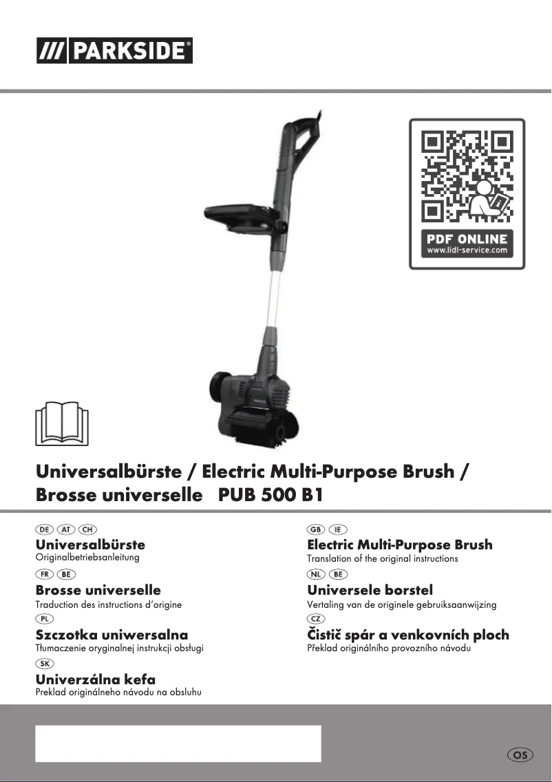 Page 1 de la notice Manuel utilisateur Parkside PUB 500 B1