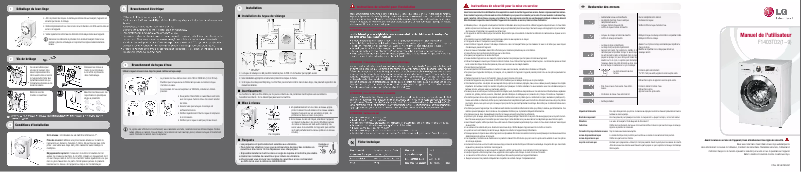 Page n°1 - Manuel utilisateur LG F1403TD2