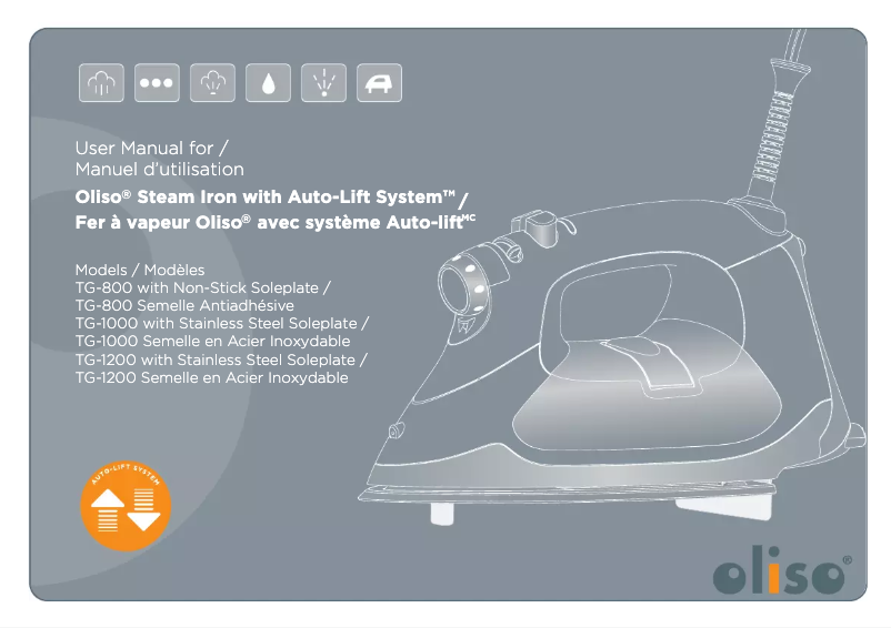 Image de la première page du manuel de l'appareil TG-800