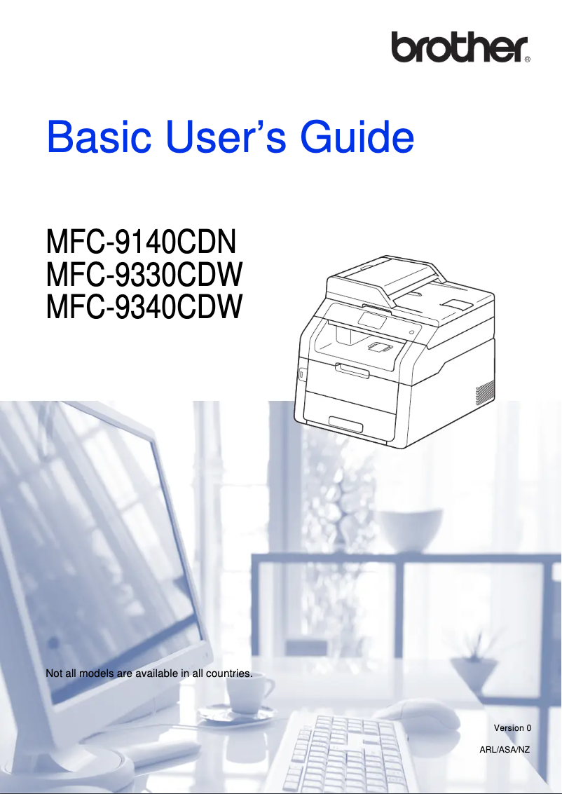 Page n°1 - Manuel utilisateur Brother MFC-9335CDW