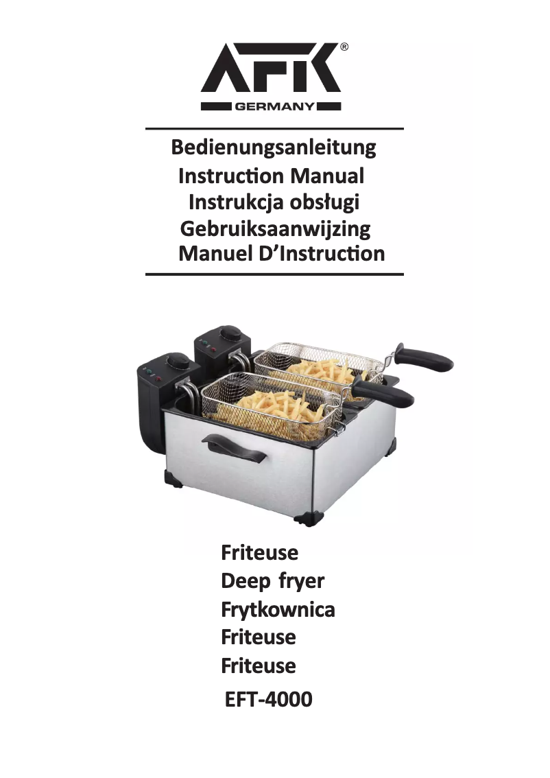 Imagen de la primera página del manual del dispositivo EFT-4000